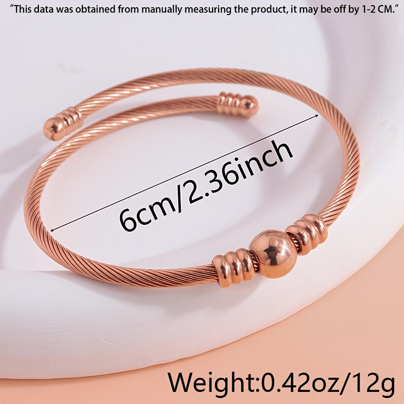 Boho Style 18K Gold Plated Open Cuff Bracelet